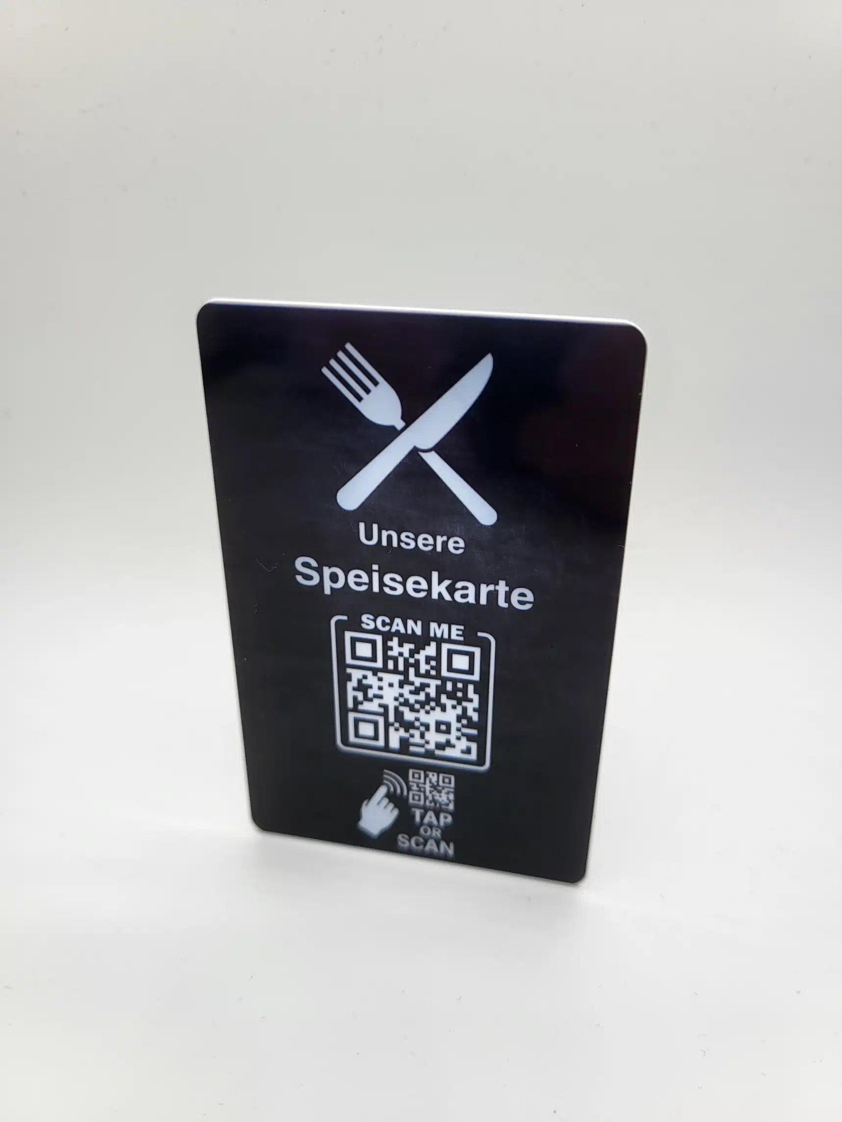Digitale Speisekarte - NFC & QR-Code für kontaktlose Menüs