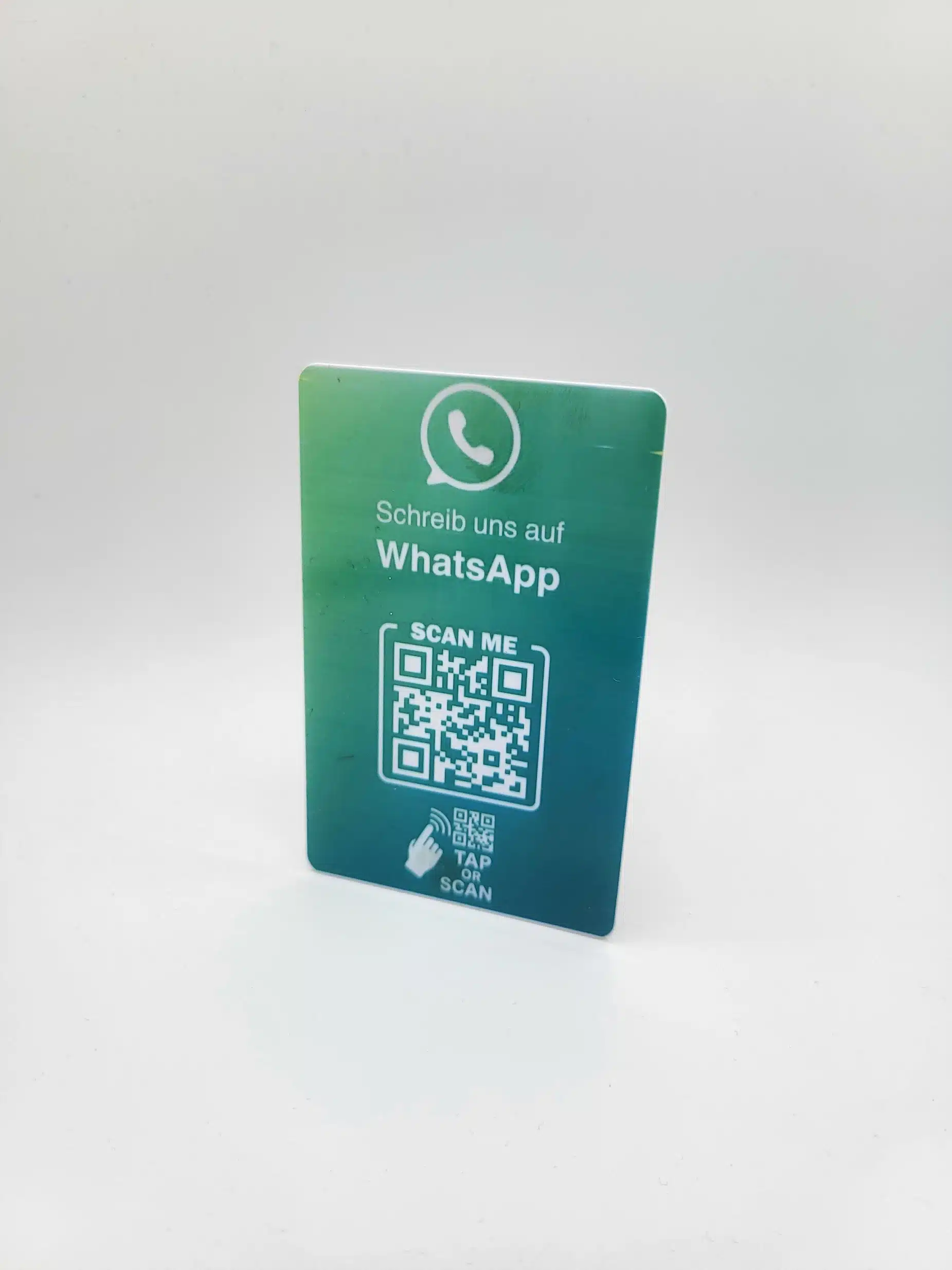 WhatsApp Visitenkarte - NFC & QR-Code für direkten Chat